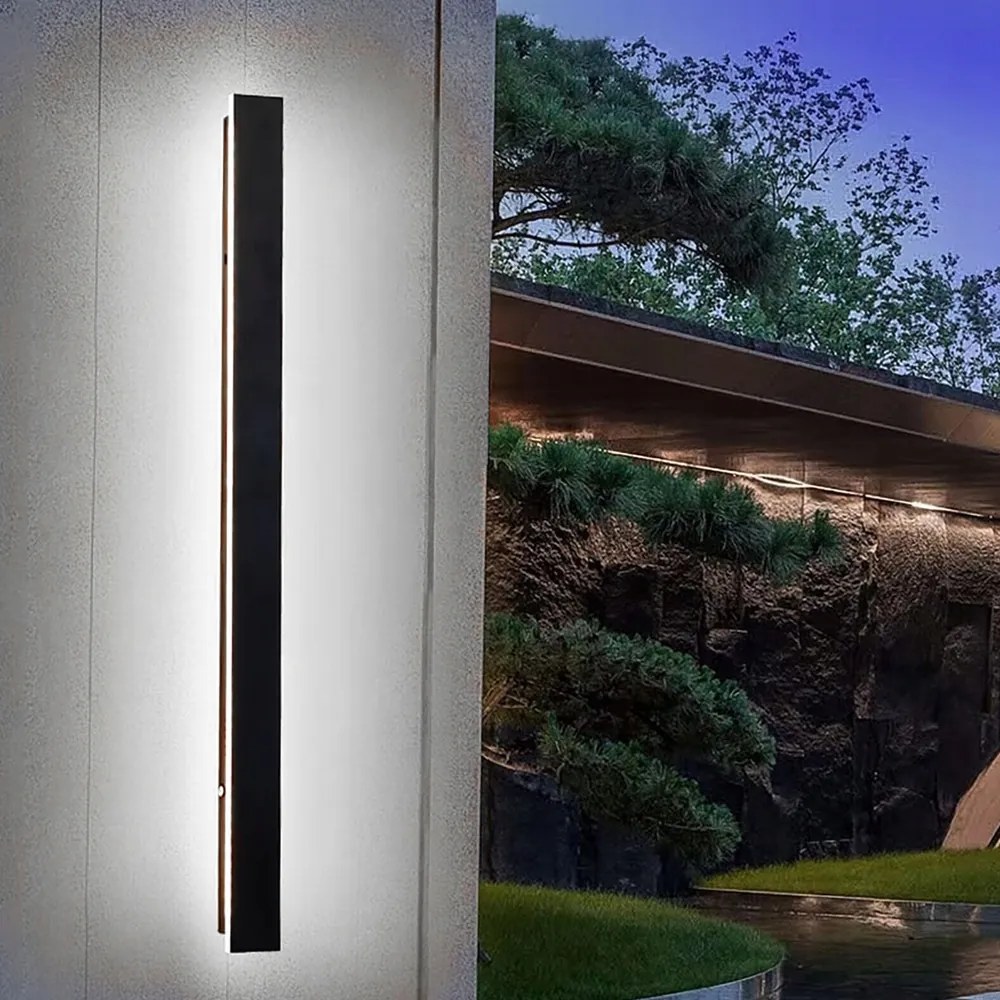 Led Fali Lámpa Kültéri Homlokzati Hosszú 100CM 32W hideg fehér