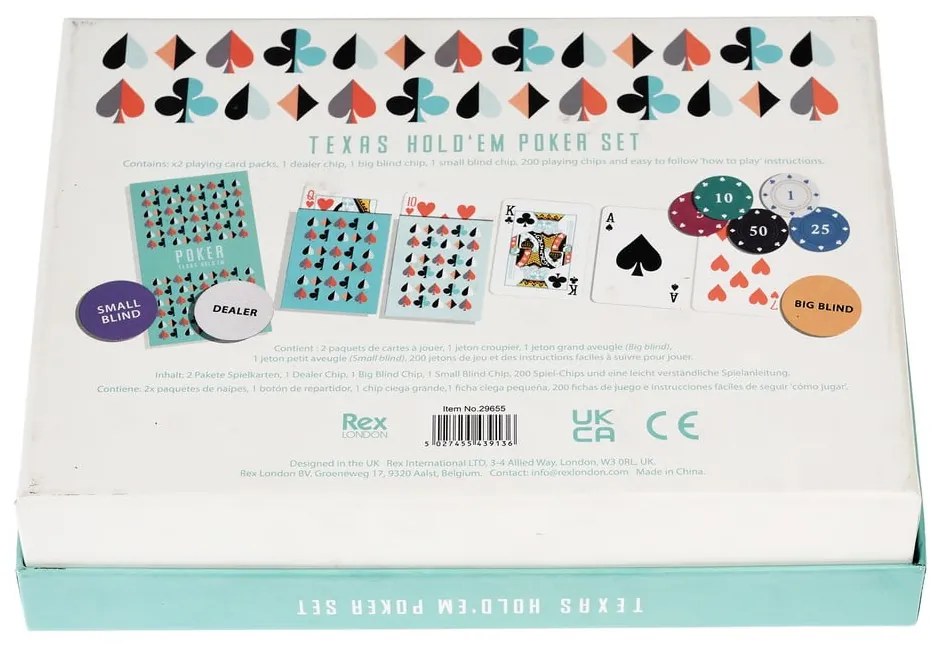 Kártyajáték Texas Hold'em – Rex London