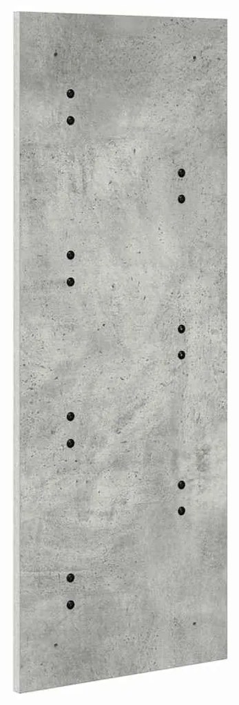 Fali Kabáthorog Beton szürke 30 x 1.5 x 80 cm Faanyag