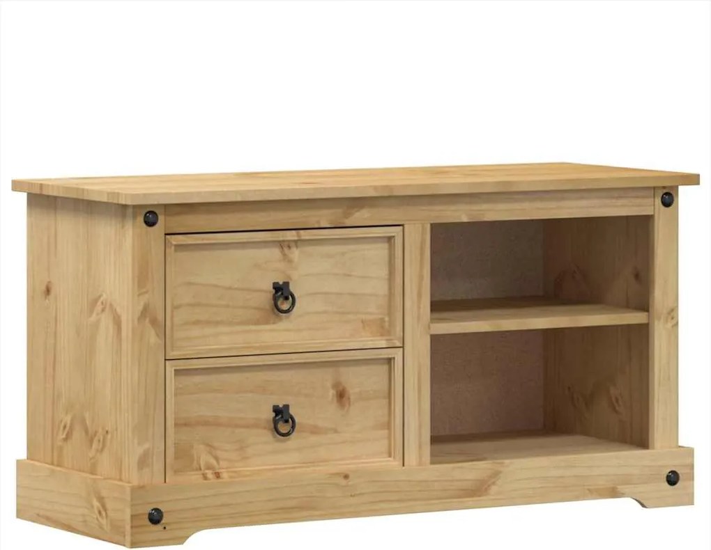 vidaXL Corona tömör fenyőfa TV-szekrény 100 x 40 x 52 cm