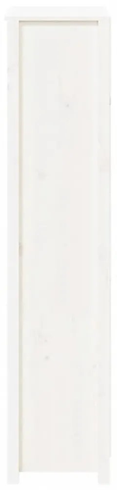 fehér tömör fenyőfa magasszekrény 80 x 35 x 154 cm