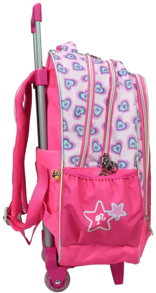 Barbie Summer gurulós iskolatáska, táska 46 cm