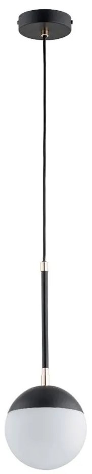 Csillár zsinóron VOLDA 1xE14/10W/230V fekete