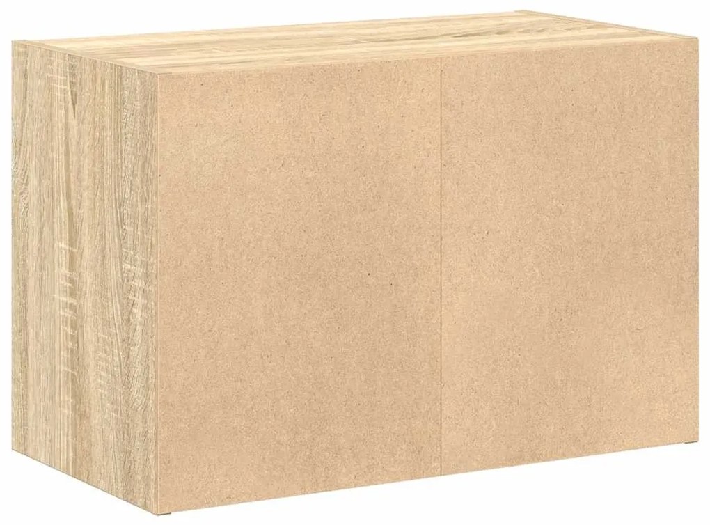 szekrény 2 fiókkal Sonoma tölgy 60x31x40 cm gépi forgácsolt fa