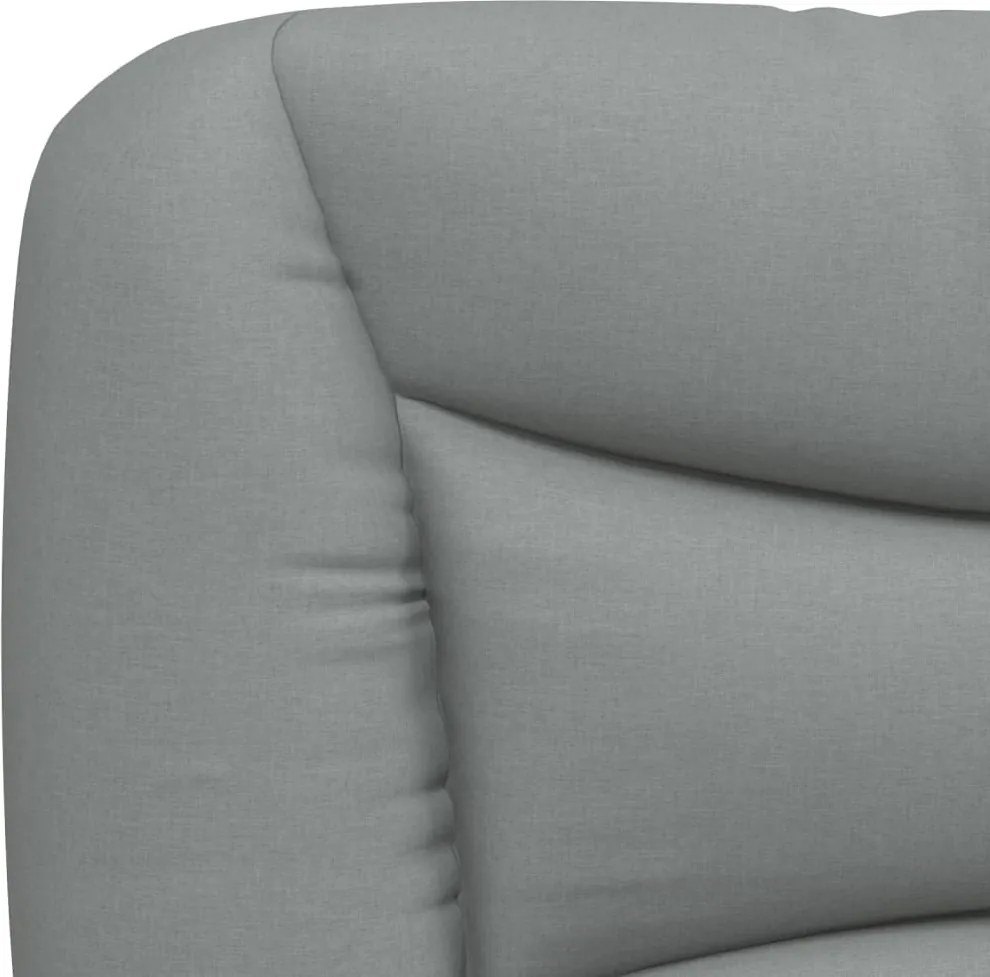 világosszürke szövet fejtámla párna Hvar 152 cm