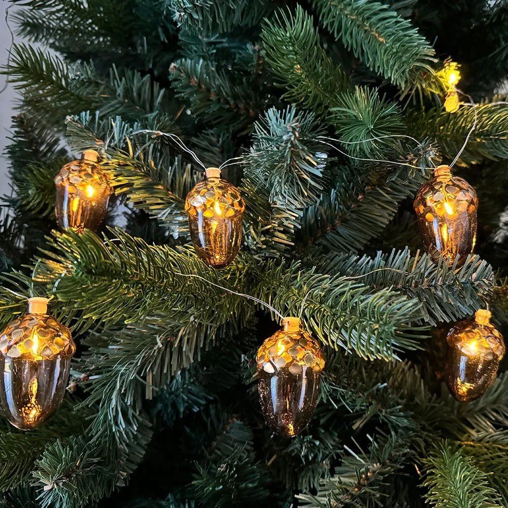 Karácsonyi fénydekoráció, izzók száma 8 db, hosszúság 105 cm Celina – Sirius