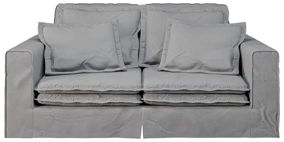 Világosszürke kanapé 196 cm Nora – Ropez