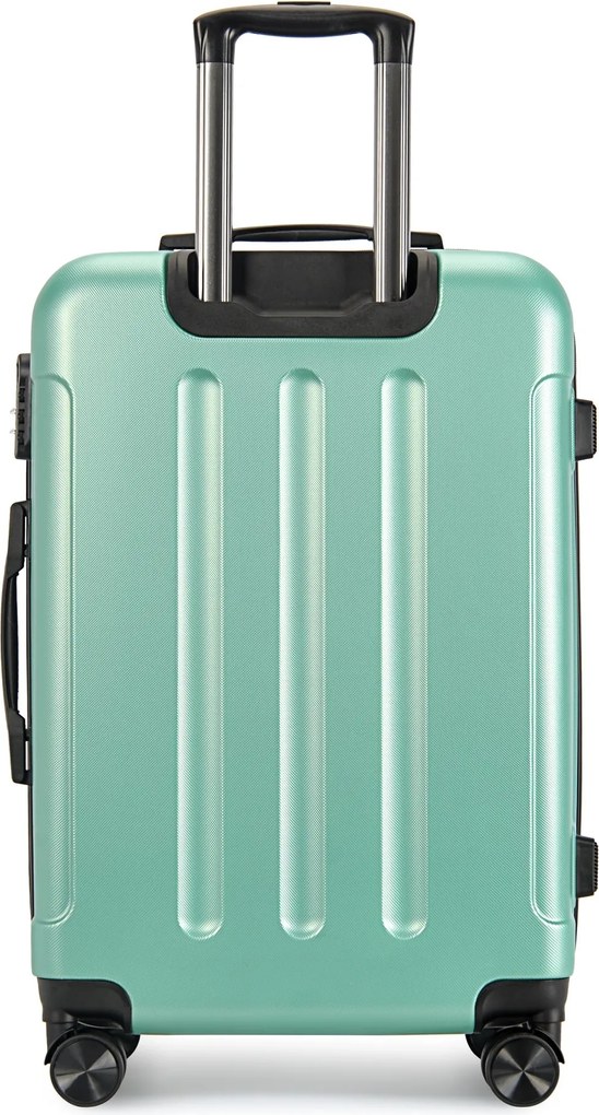 BONTOUR vertical 4 kerekes nagy borönd 76x50,5x29,5cm, púderzöld