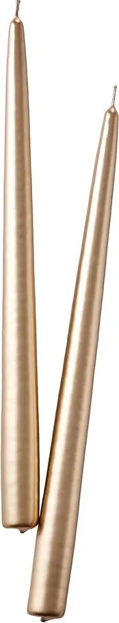 TWIN FLAME gyertya 31cm 2 db , arany