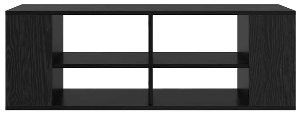 Fali TV szekrény Musta tammi 102 x 35 x 35 cm Faanyag