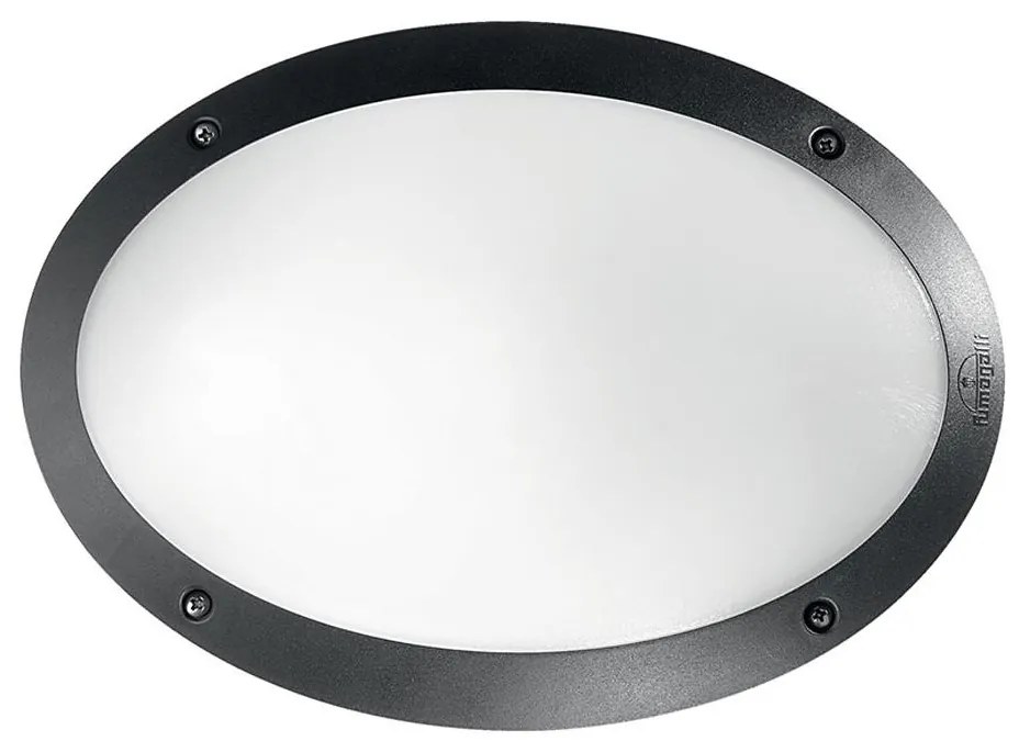 Ideal Lux - Kültéri fali lámpa MADDI 1xE27/23W/230V IP66 fekete