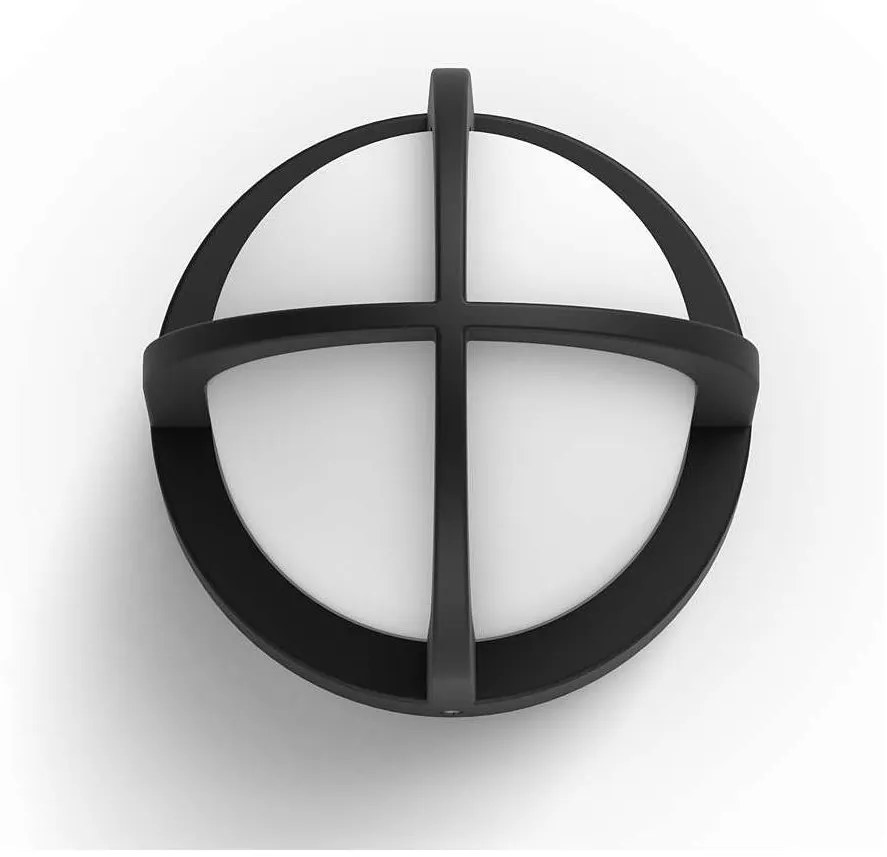 Philips 17380/30/PN - Kültéri fali lámpa MYGARDEN ASTILBE 1xE27/42W/230V