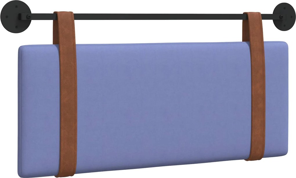 vidaXL Fali Fejtámla Falra szerelhető Farmerkék 100 x 40 cm Faanyag