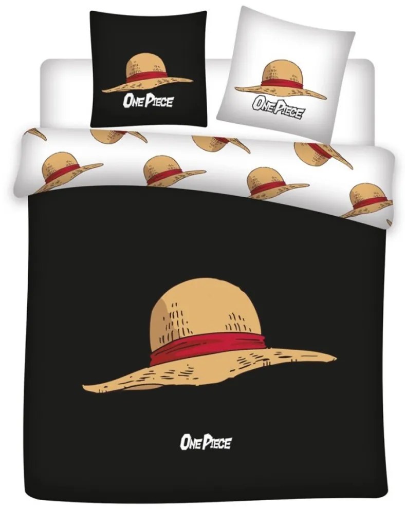 One Piece Hat dupla, kétszemélyes ágyneműhuzat 240×220cm, 65x65 cm