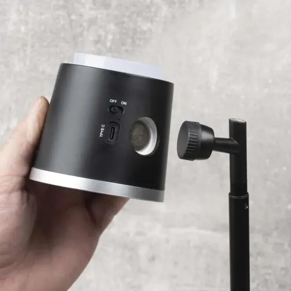 LED Dimmelhető újratölthető asztali lámpa 4in1 LED/6W/3,7V 3000K/4000K/6500K fekete