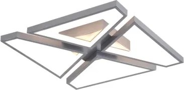 Searchlight 36520SI - LED dimmelhető mennyezeti lámpatest QUATRO LED/29W/230V 40x40 cm