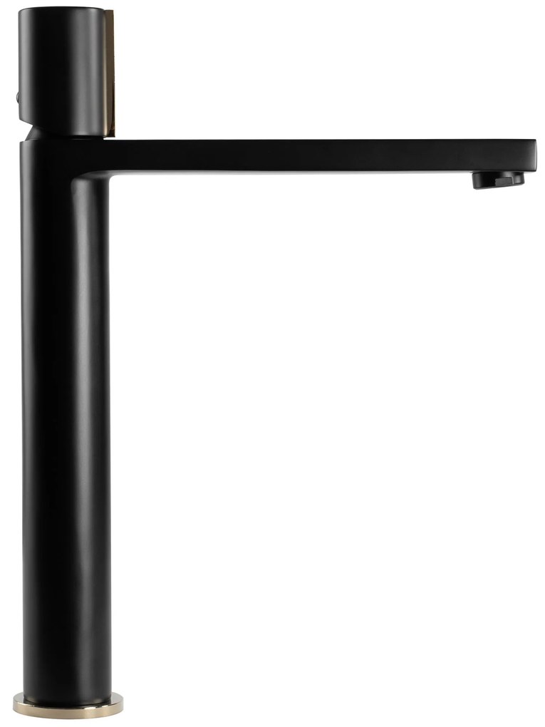 ICON Black Gold magasított fürdőszobai mosdó csaptelep