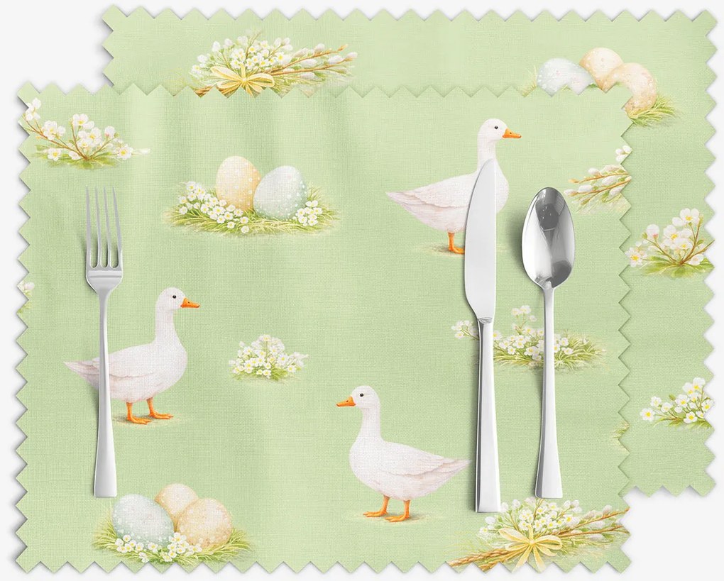 Goldea húsvéti teflonos reggeliző alátét - libák és húsvéti tojások - 2db 30 x 40 cm