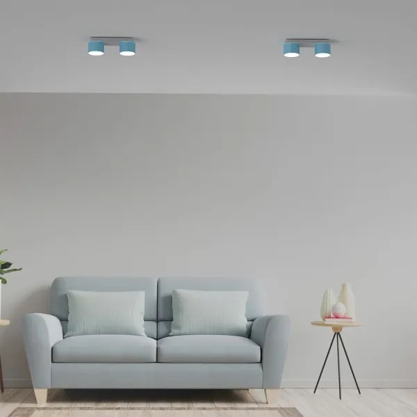 Mennyezeti lámpa DIXIE 2xGX53/11W/230V kék