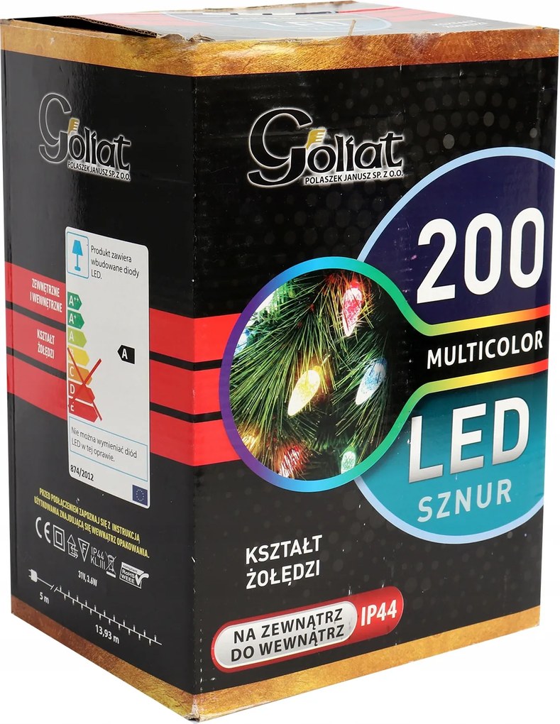 Karácsonyfa Lámpák 200LED Multicolor Makk