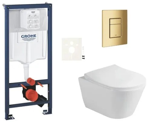 Fali WC szett Glacera Ava előtétfalas szereléshez SIKOGRSAVASCGL0