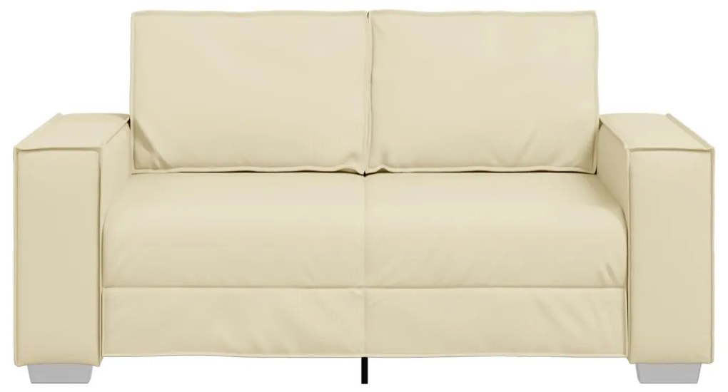 Kétszemélyes kanapé Krém 120 cm Műbőr