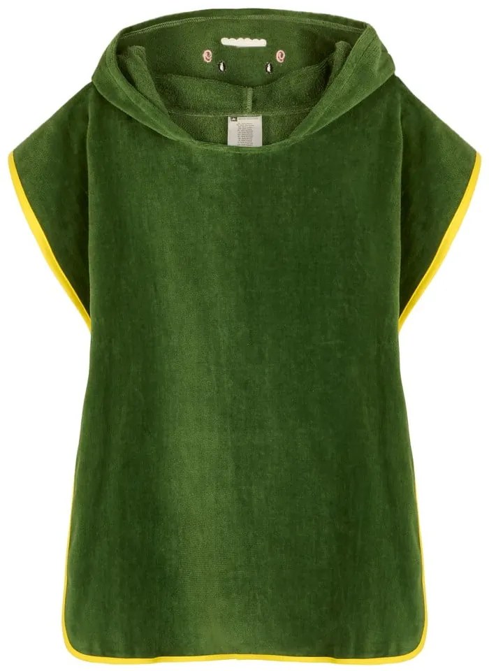 Zöld pamut gyerek fürdőponcsó Joep – Good Morning