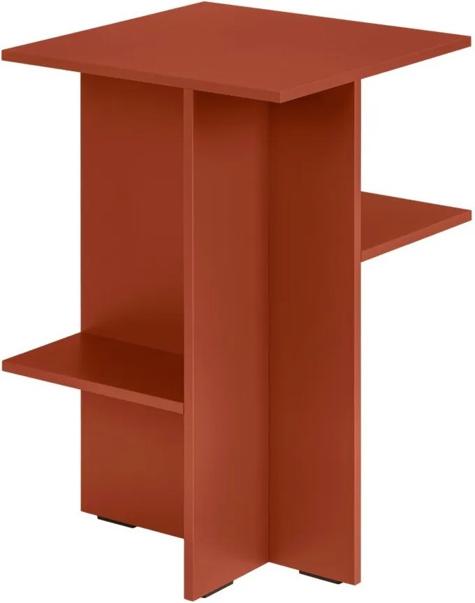 Terrakotta színű éjjeliszekrény Atik – noo.ma