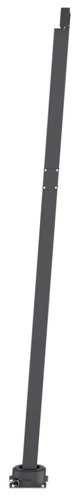kék/fehér automata szélérzékelős és LED-es napellenző 500x300cm