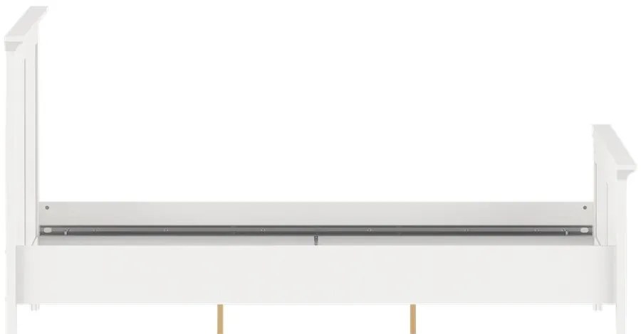 Fehér franciaágy 160x200 cm Paris – Tvilum