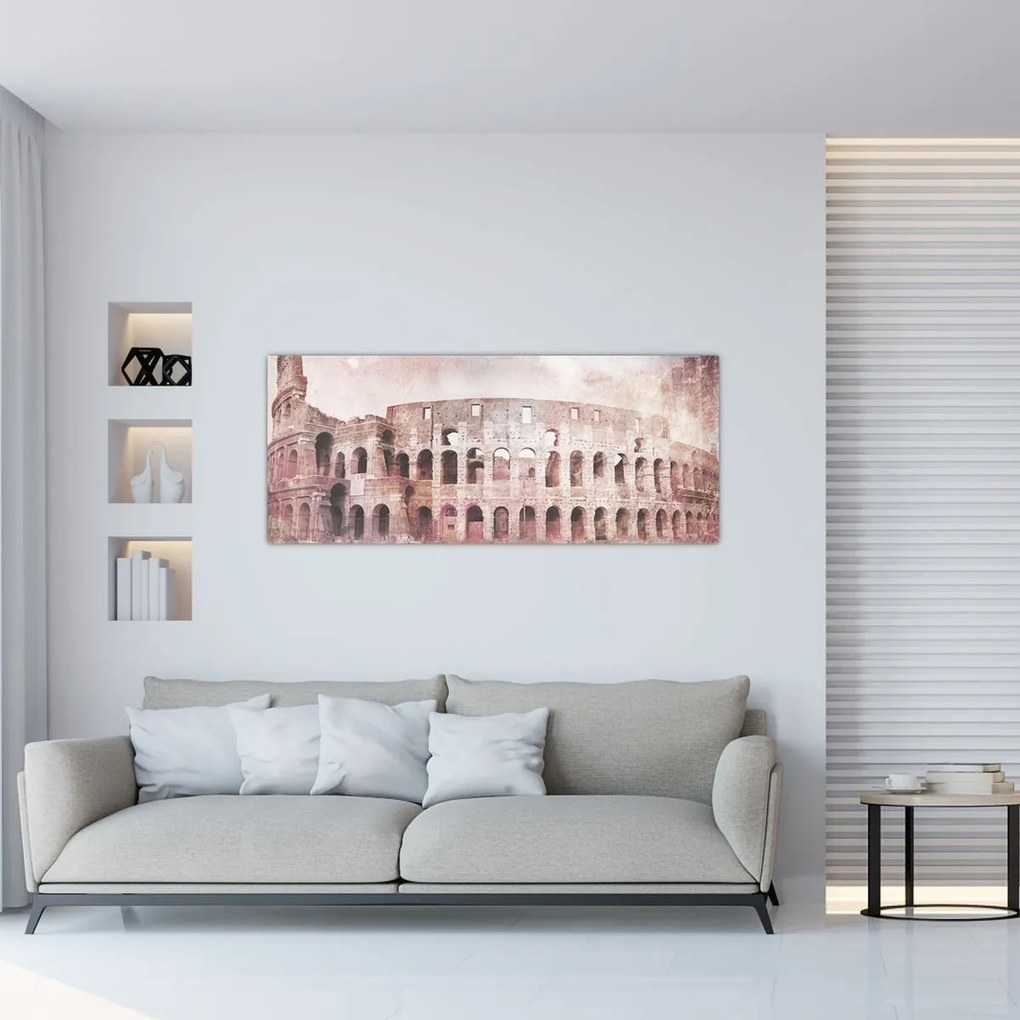 Kép - Vintage képeslap a városról N⁰2 (120x50 cm)
