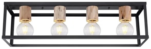 Globo 15476-4D - Mennyezeti lámpa HAGAR 4xE27/60W/230V