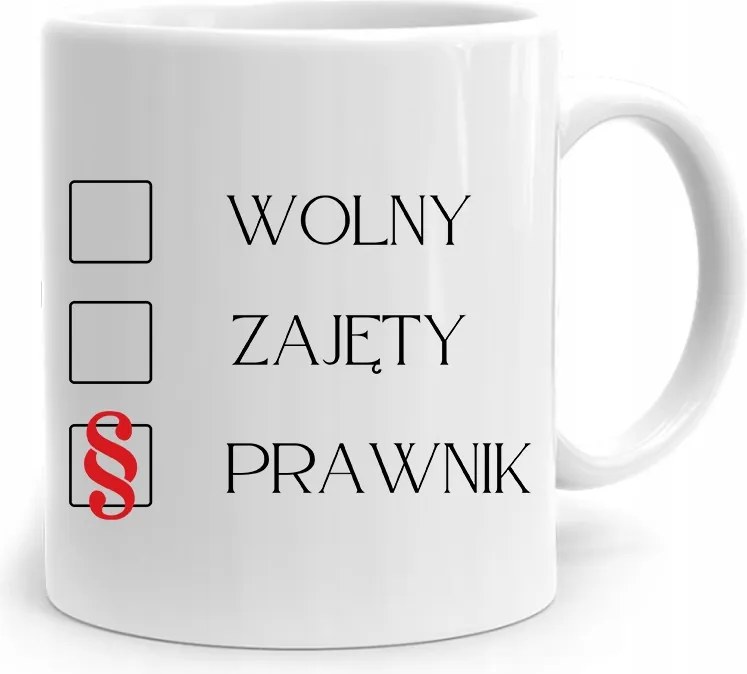 Ügyvéd Bögre Ügyvéd Szabad Elfoglalt Ügyvéd fényképes nyomtatással