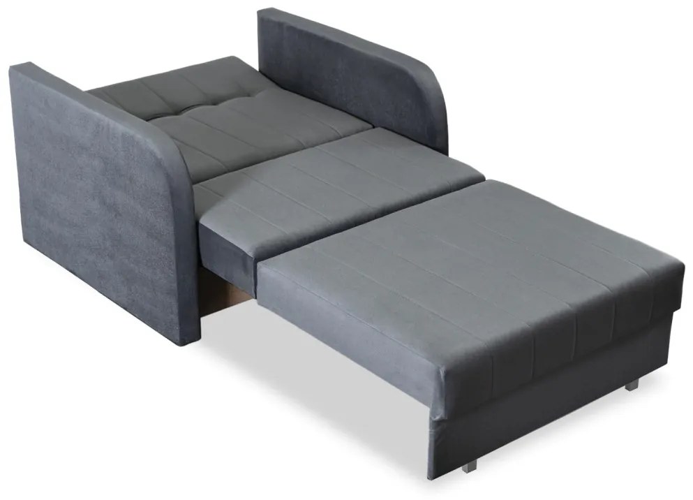 Ágyazható Fotel Szürke Színben. Vero