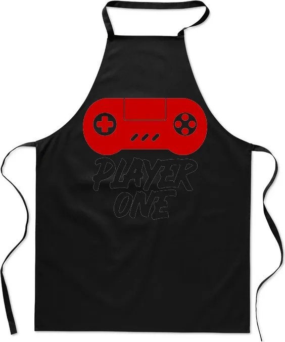 Konyhai kötény Player One Játékos