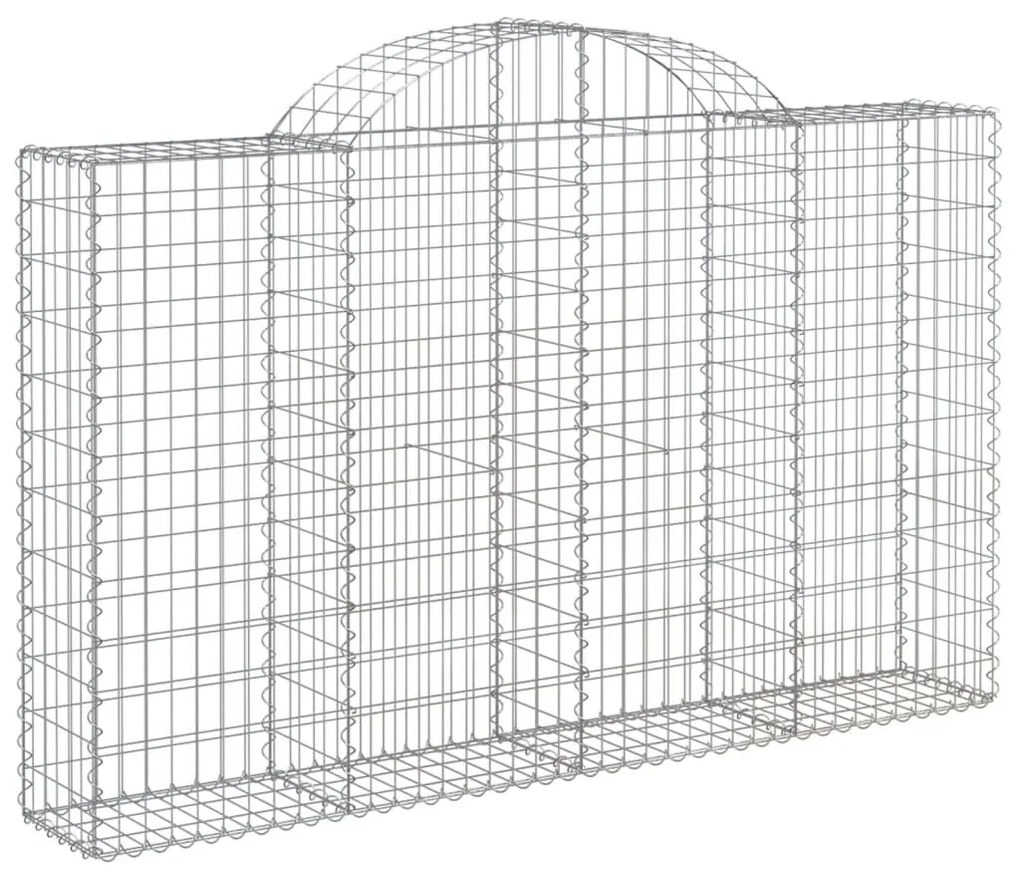 20 db íves horganyzott vas gabion kosár 200x30x120/140 cm