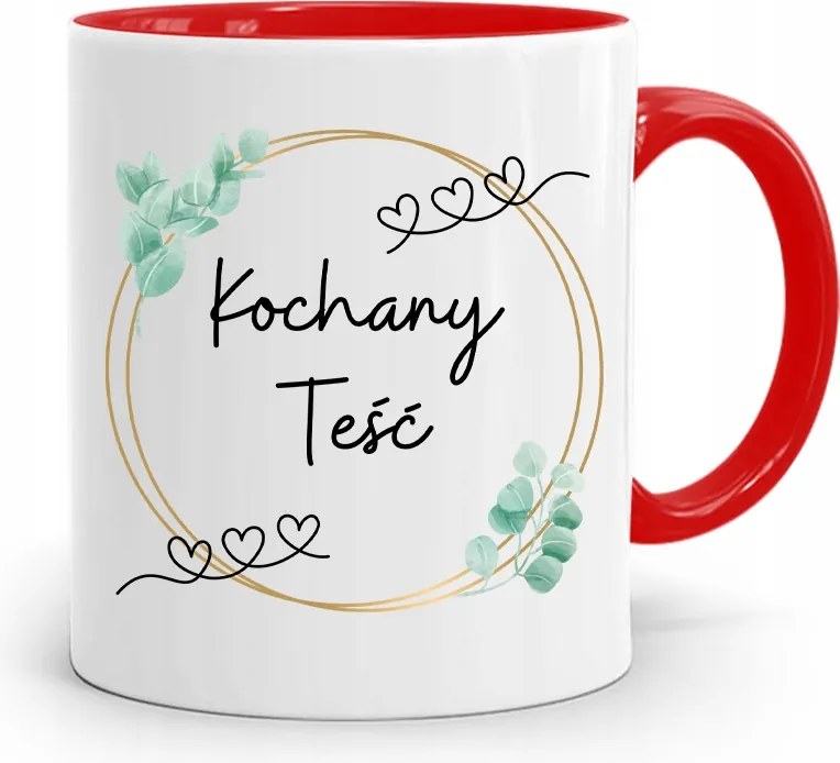 Piros Bögre Apósnak Szeretett Após Ajándék fényképes nyomtatással