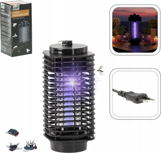 Rovarölő lámpa Szúnyogcsapda Legyek Molyok Rovarok Elektromos 2-8W Led