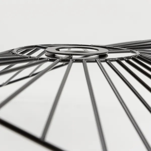 Brilagi - LED felületre szerelhető csillár CERIA WIRE 1xE27/40W/230V 40x56 cm fekete/tölgy