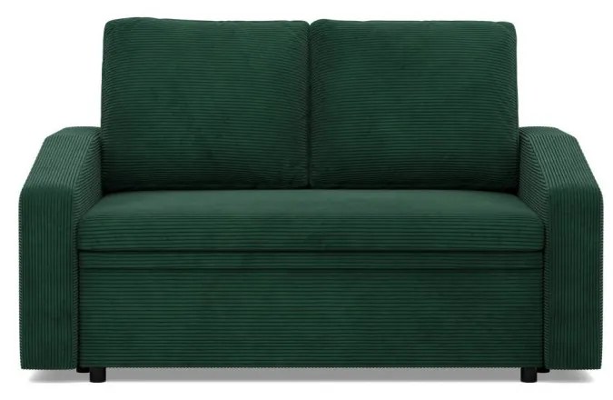 Zeus kanapé, kordbársony, hab töltet, döntött kartámasz, zöld