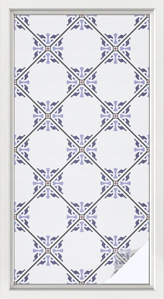 Ablakfólia öntapadós Adatvédelem Geometrikus csempe 50x100