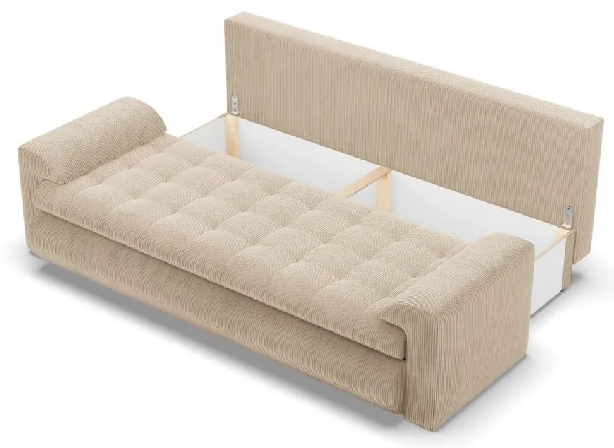 Tokio kanapéágy, kordbársony, bézs