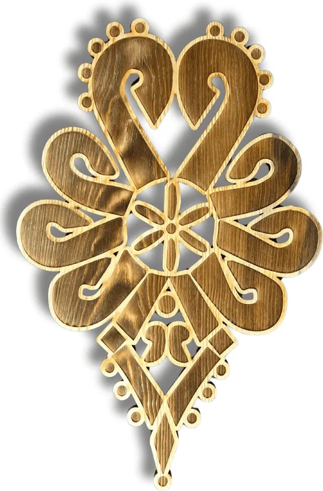 Fából készült pároló ideális ajándék a hegymászás szerelmeseinek 46cm