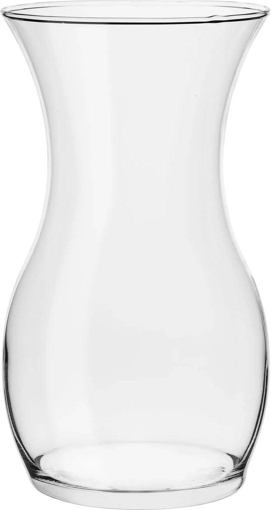 Üveg Klasszikus Váza 14 x 25cm Dekoratív Termék Lengyel