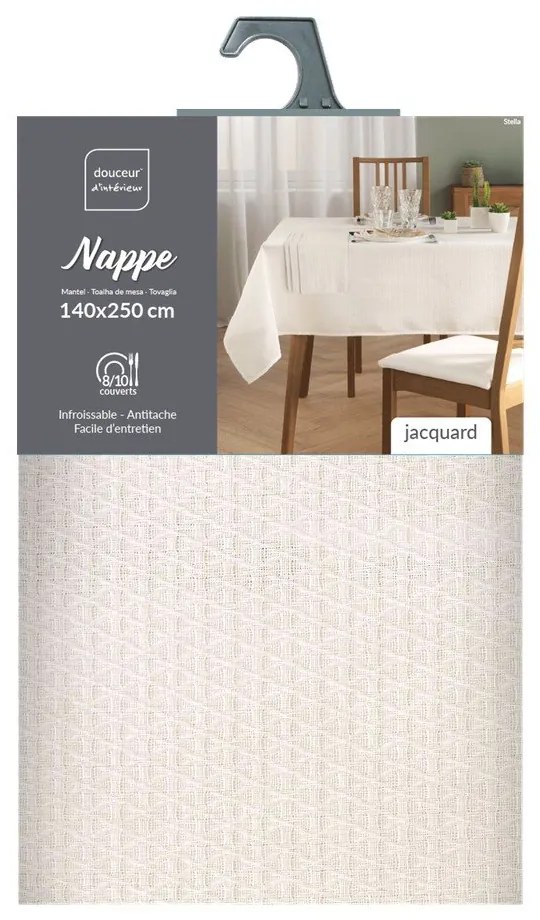 Jacquard asztalterítő 140x250 cm Stella – douceur d'intérieur