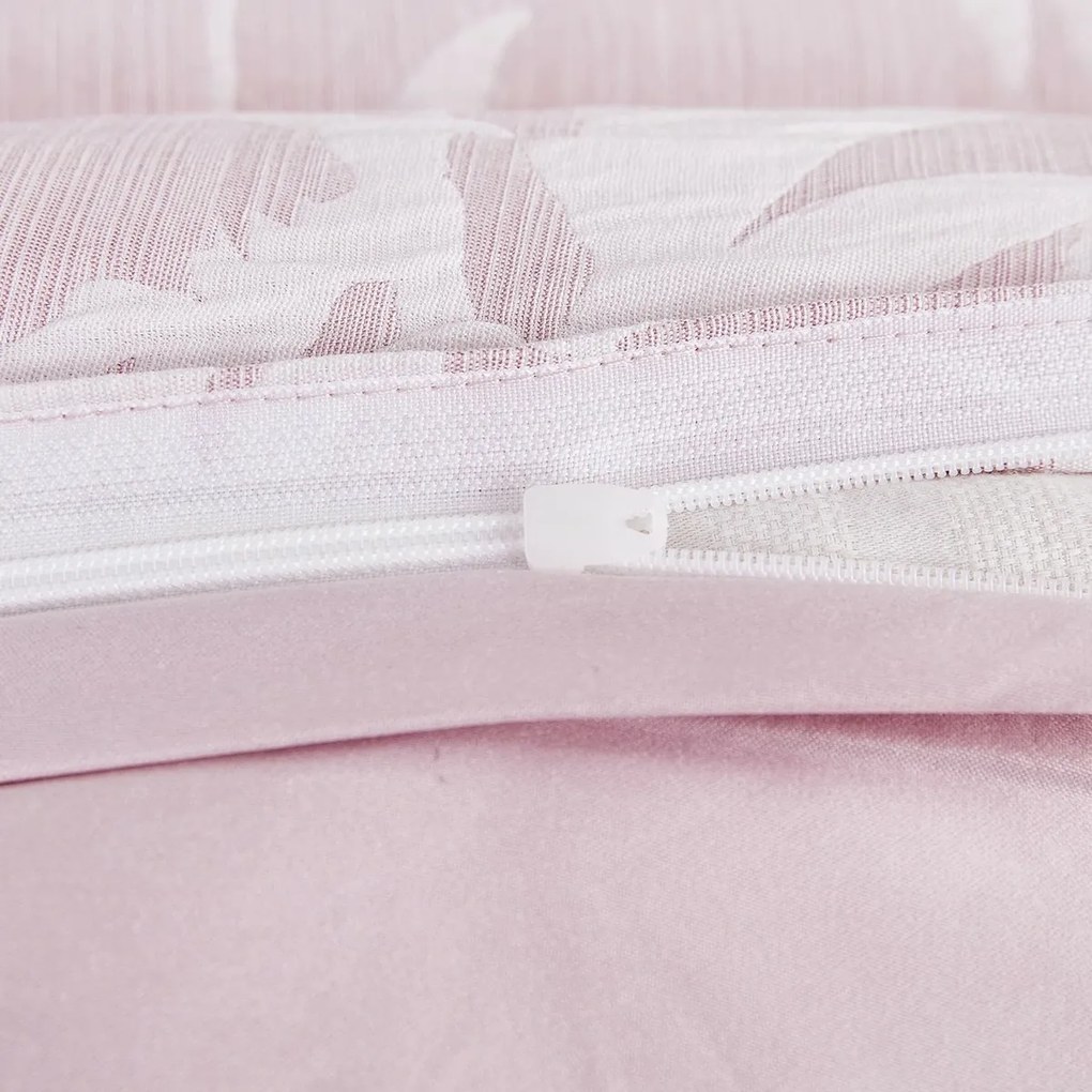 Alabama rózsaszínű jacquard ágynemű, 140 x 200 cm, 70 x 90 cm