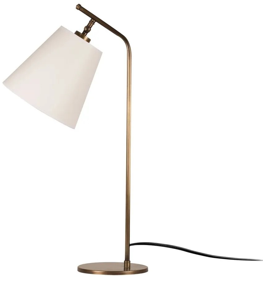 Fehér-bronzszínű asztali lámpa (magasság 67 cm) Salihini – Opviq lights