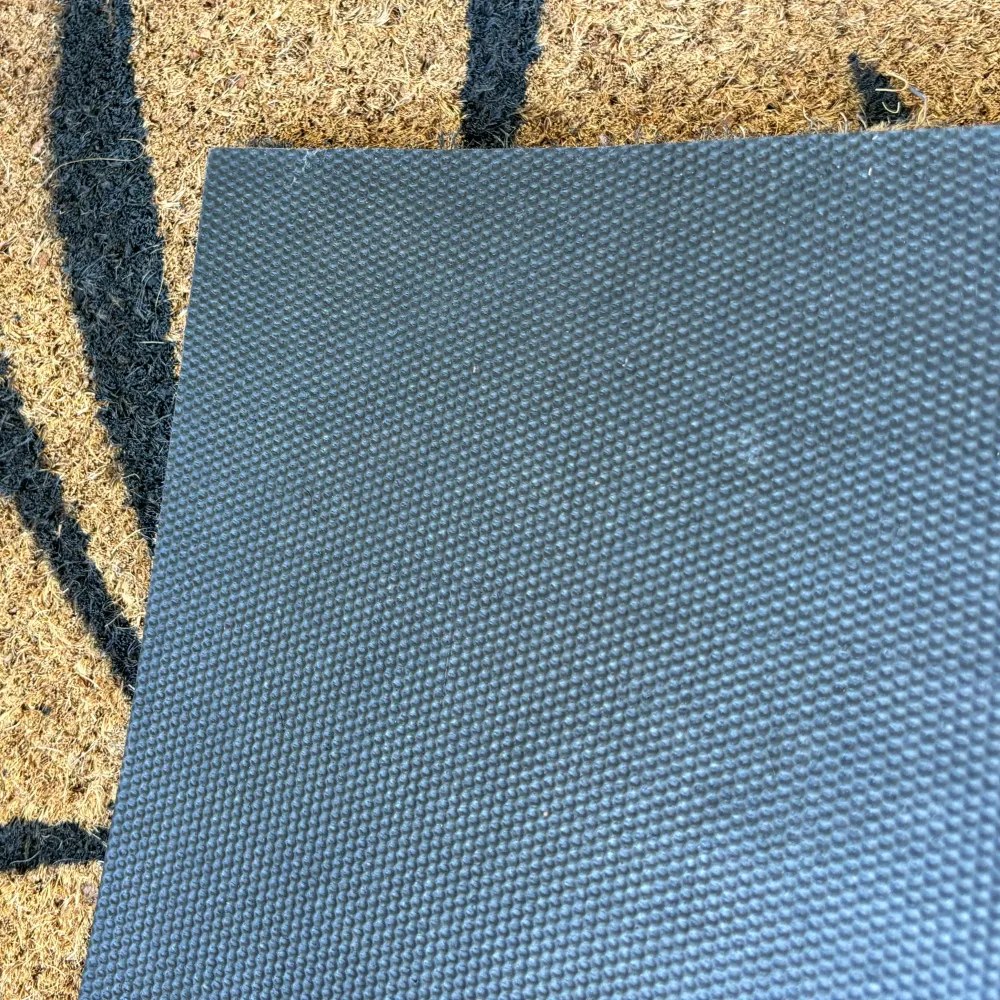 Bambusz mintás, barna kókusz lábtörlő 45x75 cm