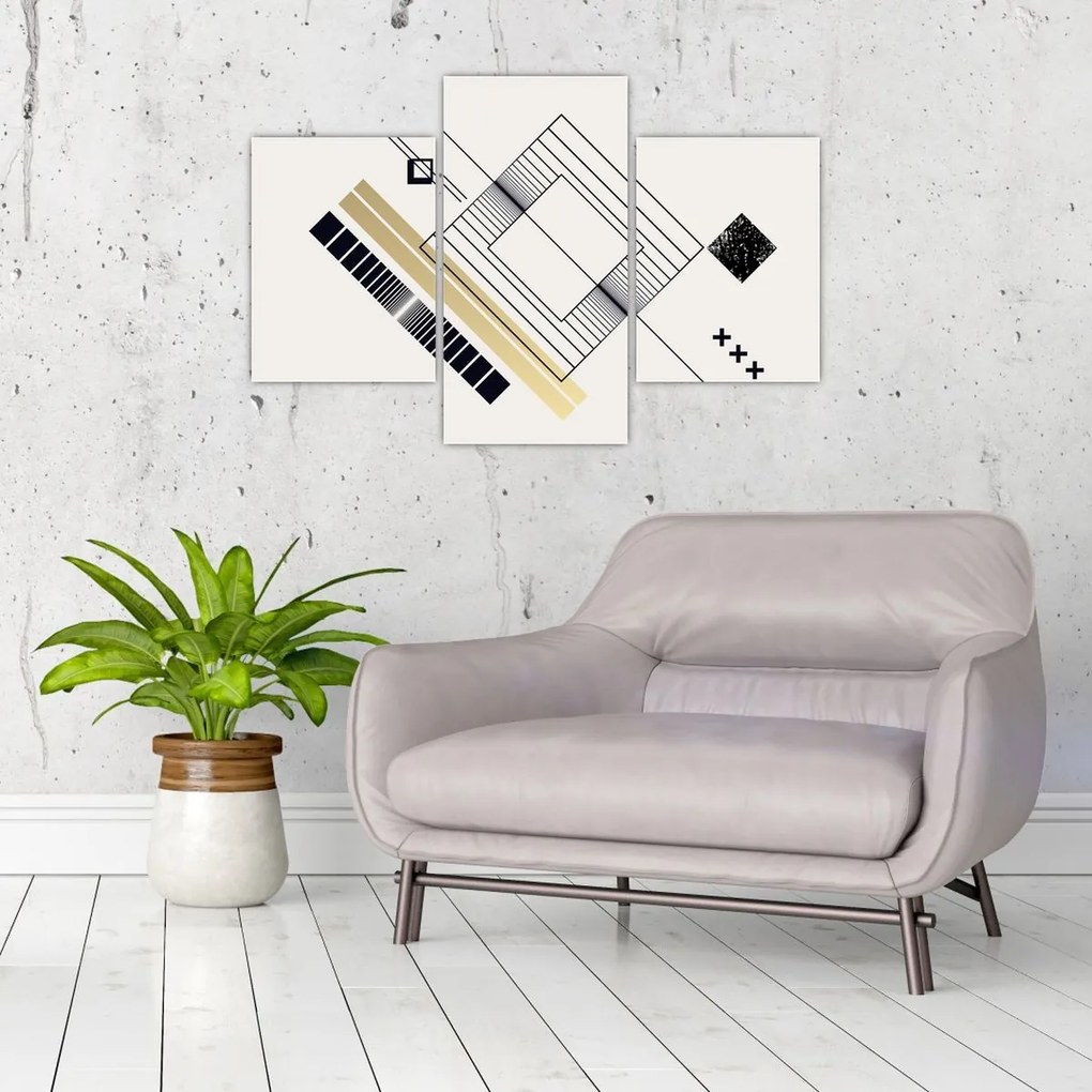 Kép - Geometriai formák N⁰6 (90x60 cm)