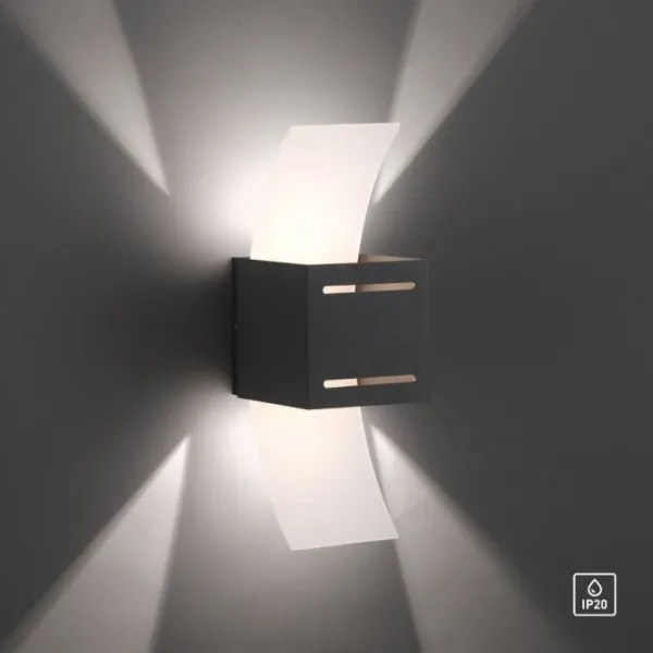 Paul Neuhaus 9007-13 - Fali lámpa ORMA 1xG9/40W/230V fekete